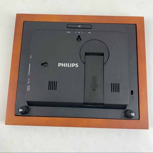 Phillips Home Essentials 8" Digital Photo Frame New Open Box brown - Picture 6 of 10